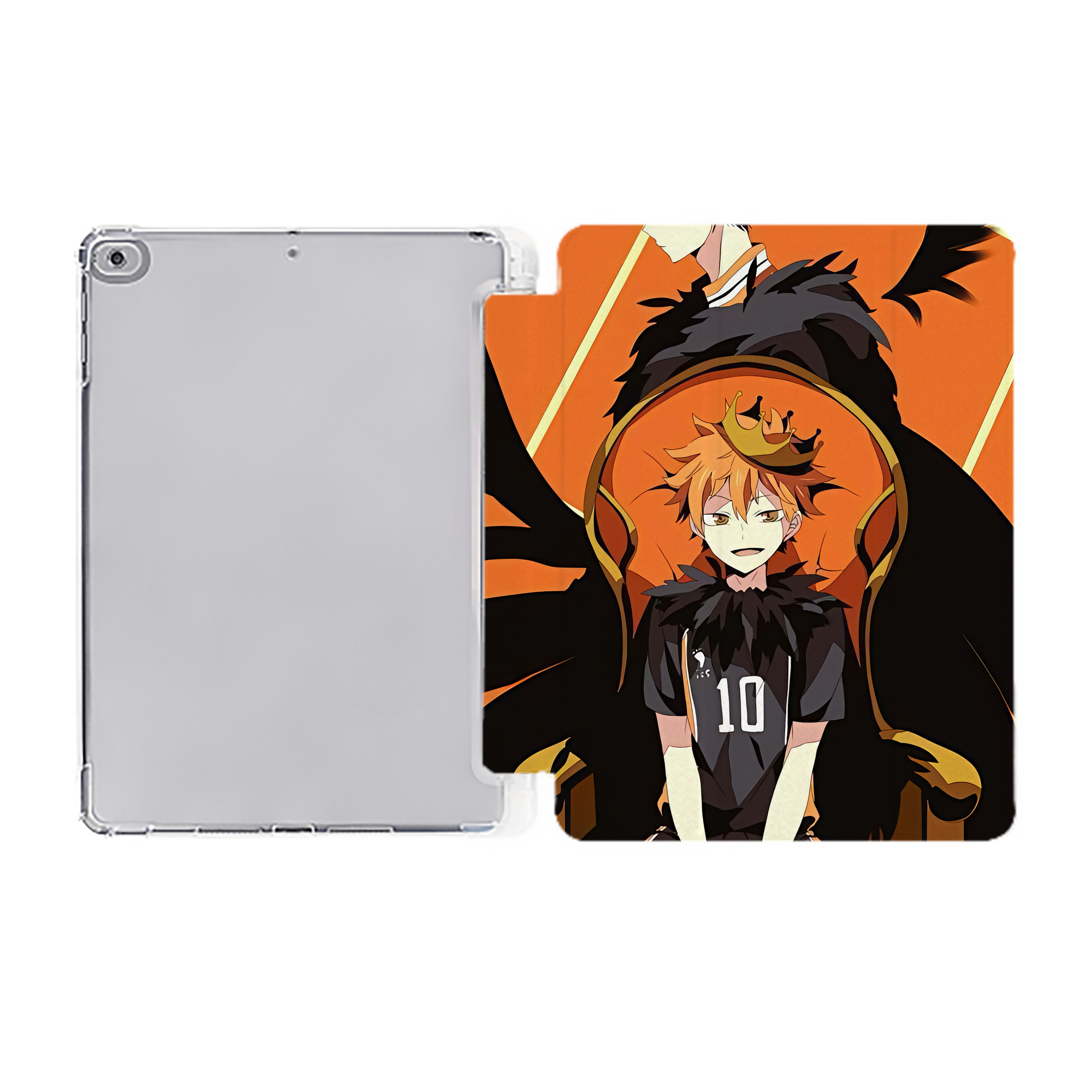 （画像用） ハイキュー!! Haikyu!! IPad ケース ペン収納付き 三つ折りスタンド PUレザー×シリコン 対応機種9.5/10.5/10.9インチ